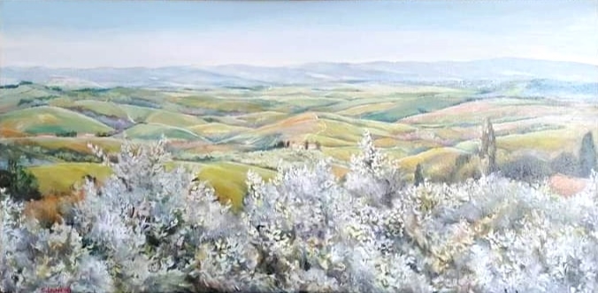 da Iano colline quadro silvia leoncini